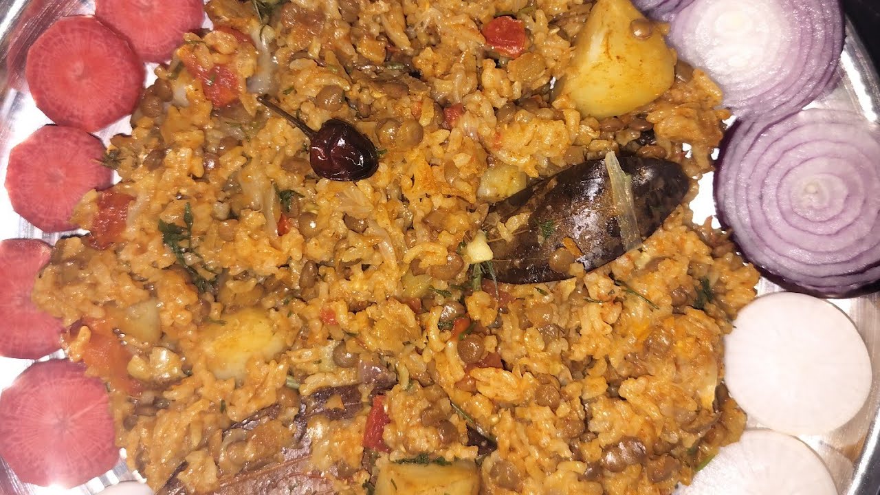 Aaj banaa Rahe hum masoor dal ka pulav