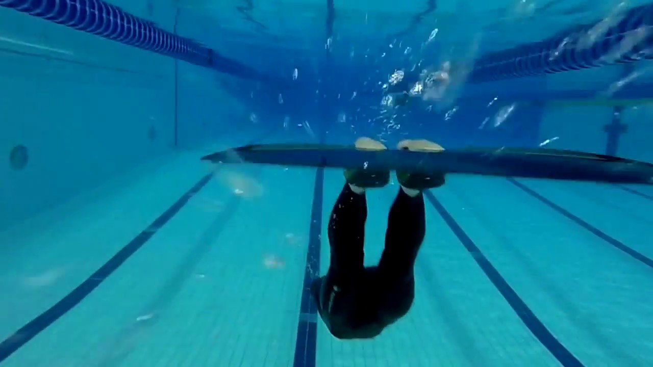 Freediving dynamic training: Full Lungs + FRC