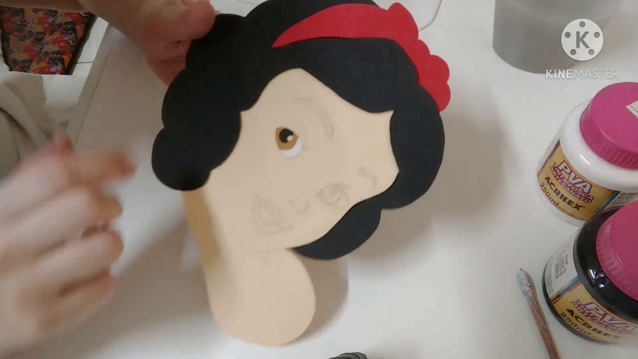Como pintar olho no e.v.a.