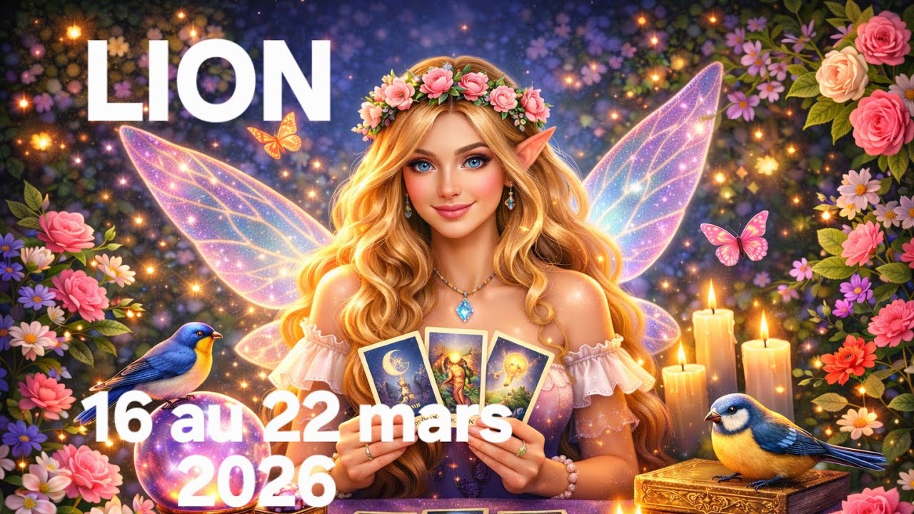 LION ♌️ 16 au 22 mars 🌸 le temps est précieux, soyez optimiste 🙏💫🌞🍀