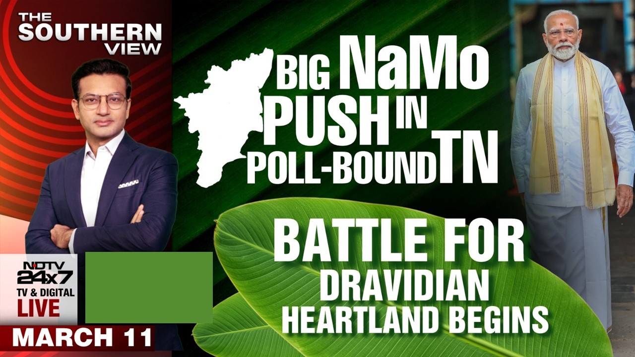 PM Modi News | Big NAMO Push In Poll Bound In Tamil Nadu: Battle For Dravidian Heartland Begins
