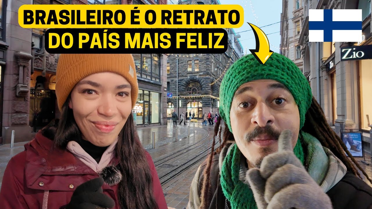 BRASILEIRO AJUDOU NO PAÍS MAIS FELIZ DO MUNDO (Helsinque - Finlândia)