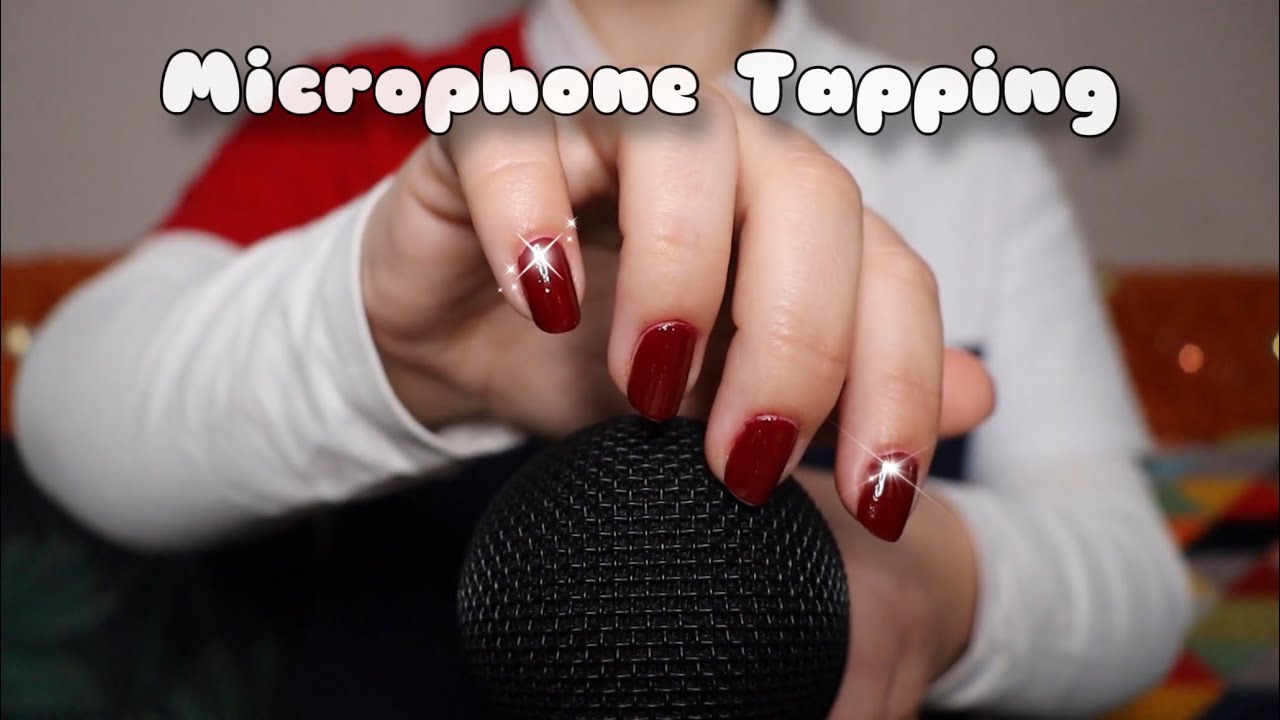 ASMR - Microphone Tapping (With & Without Windscreen) [No Talking]