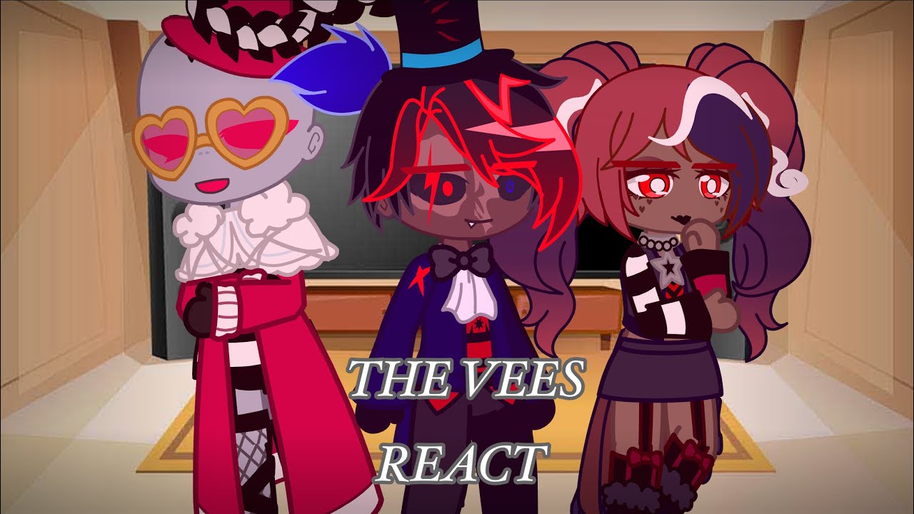 The Vees +Alastor react to songs (all parts)