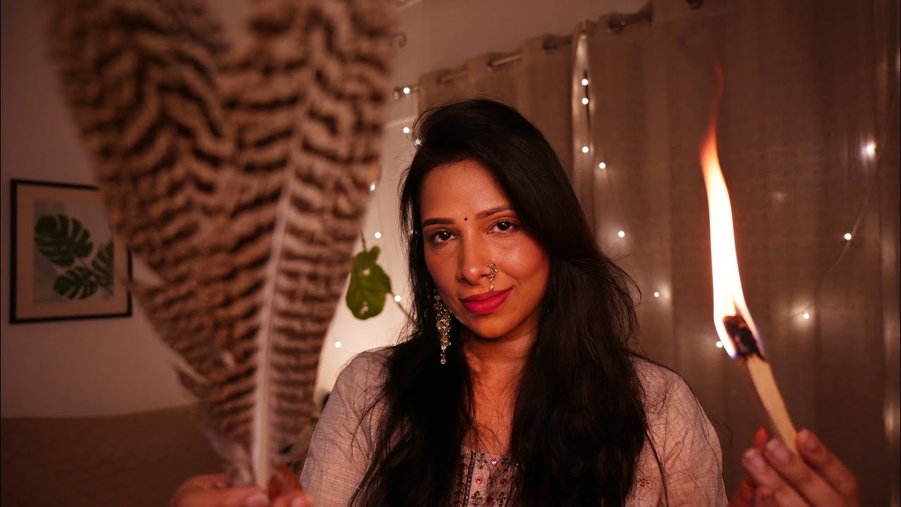 Reiki Deep Cleanse for Anxiety & Overthinking | Palo Santo, Feather Sweep, Tuning Fork Reset