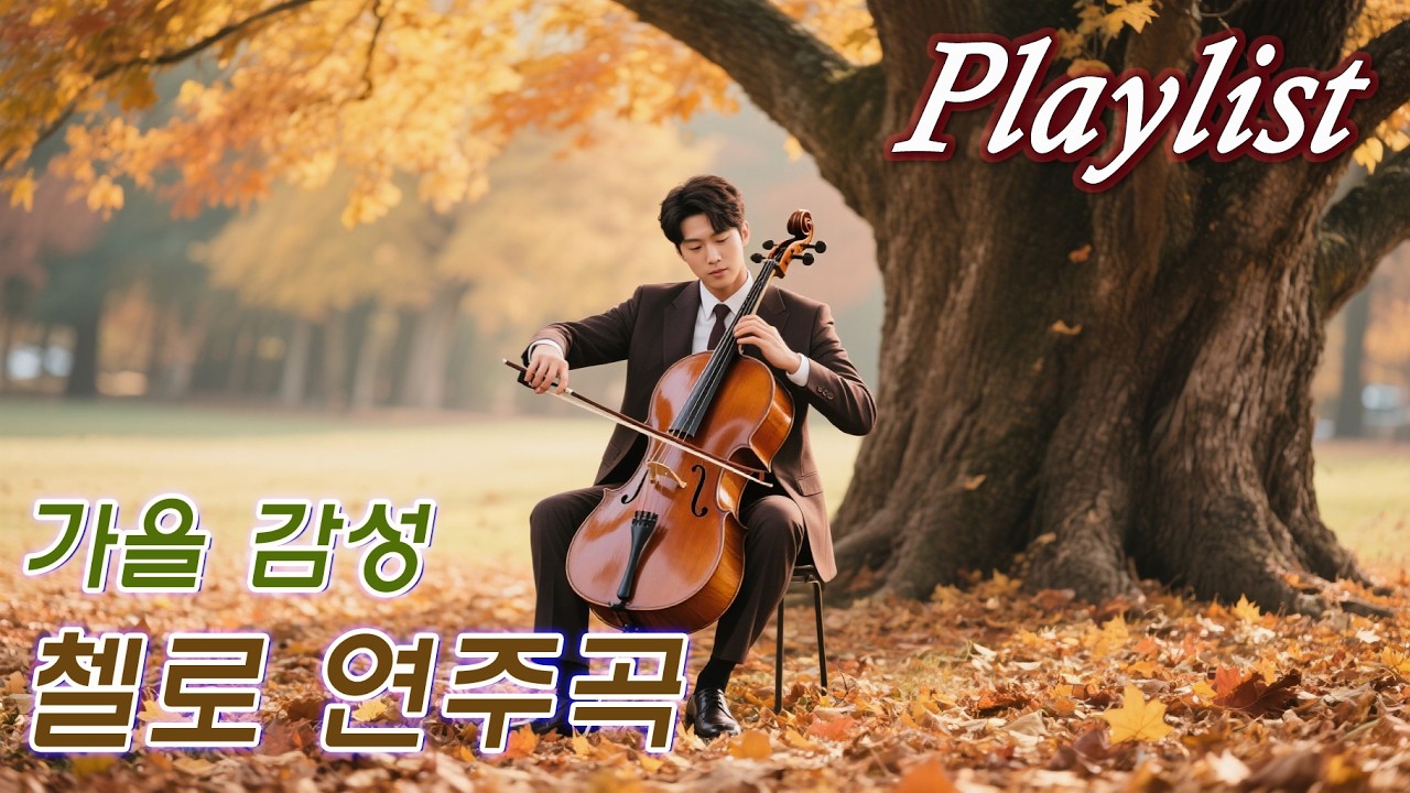 [Cafe 𝐏𝐥𝐚𝐲𝐥𝐢𝐬𝐭 - Cello] 가을 감성 첼로 연주곡ㅣ듣기만 해도 힐링되는 첼로 음악ㅣRelaxing & Healing Cello Music