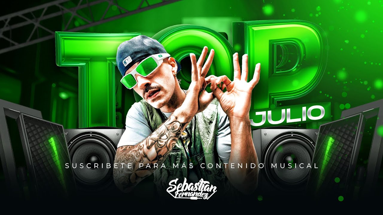 MIX REGGAETON 2024 JULIO🔥(Brickell, Santa, REAL GANGSTA LOVE, Hoy, GITANA, más) Sebastian Fernández