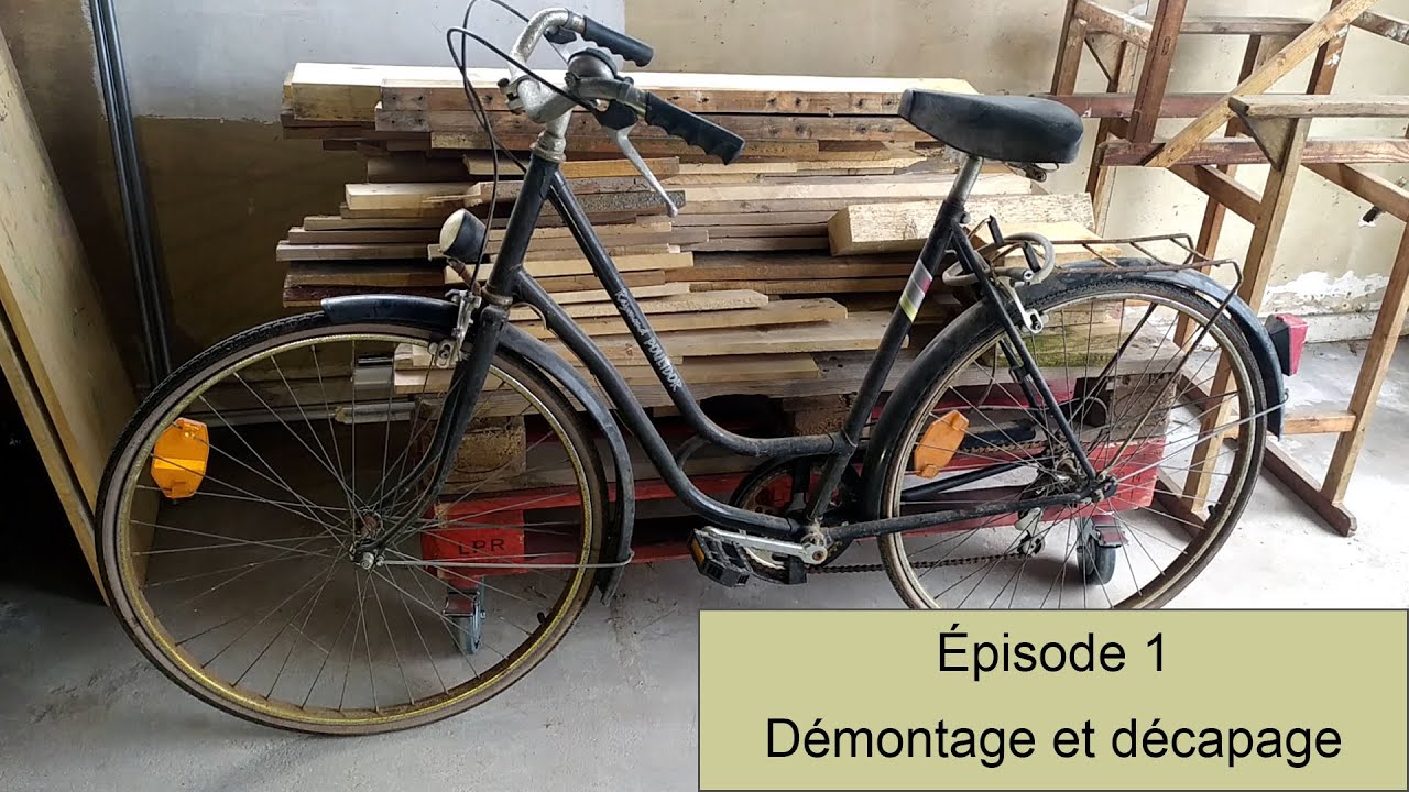 [Épisode 1][Vélo Hollandais] Premiers démontages et décapages