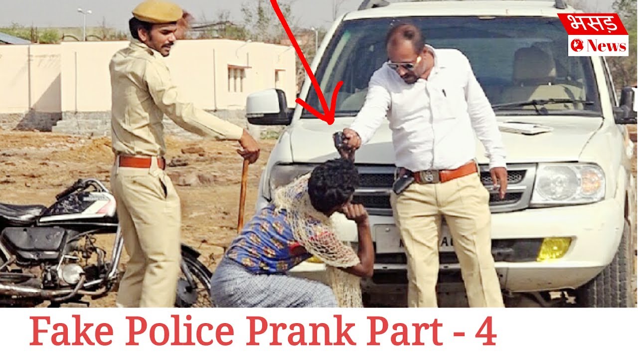 Fake Police Prank Part 4 | Bhasad News | Pranks in India