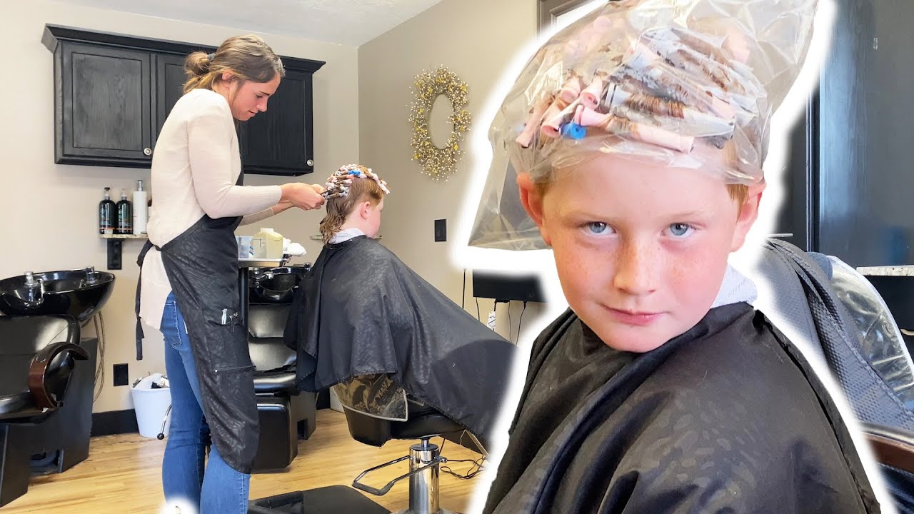 OUR SON GOT A PROFESSIONAL PERM!