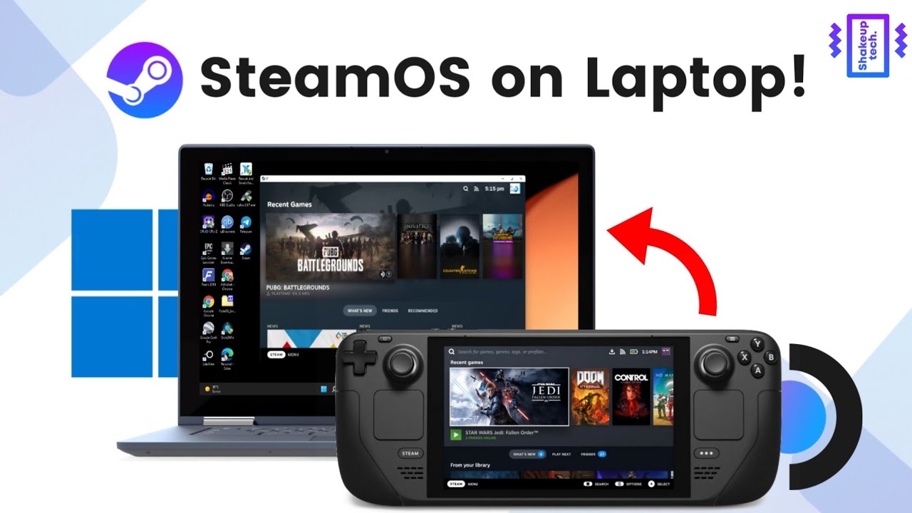 Get Valve Steam Deck SteamOS UI on any Laptop!