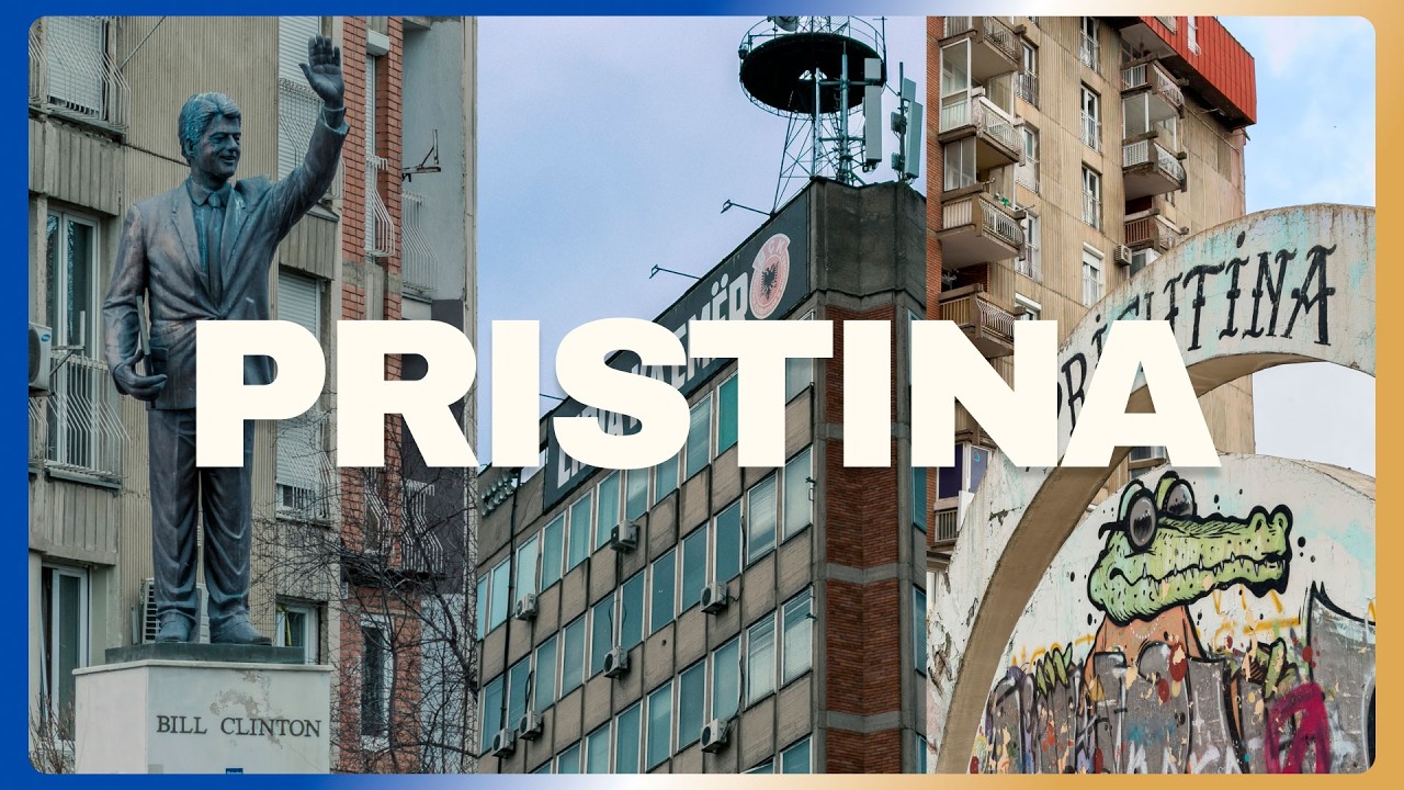 Pristina, Kosovo 2026: 🇽🇰 Día de la Independencia bajo el hielo 🥶 | Walking Tour (4K ASMR)