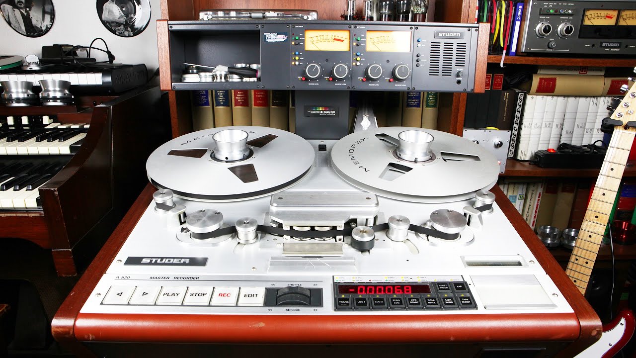 Studer A820 master recorder editing capabilities - 1/2