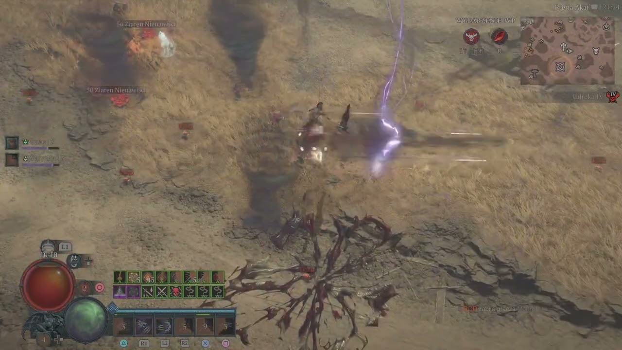 Diablo 4 Druid windshear vs Rogue. Eternal(s7)