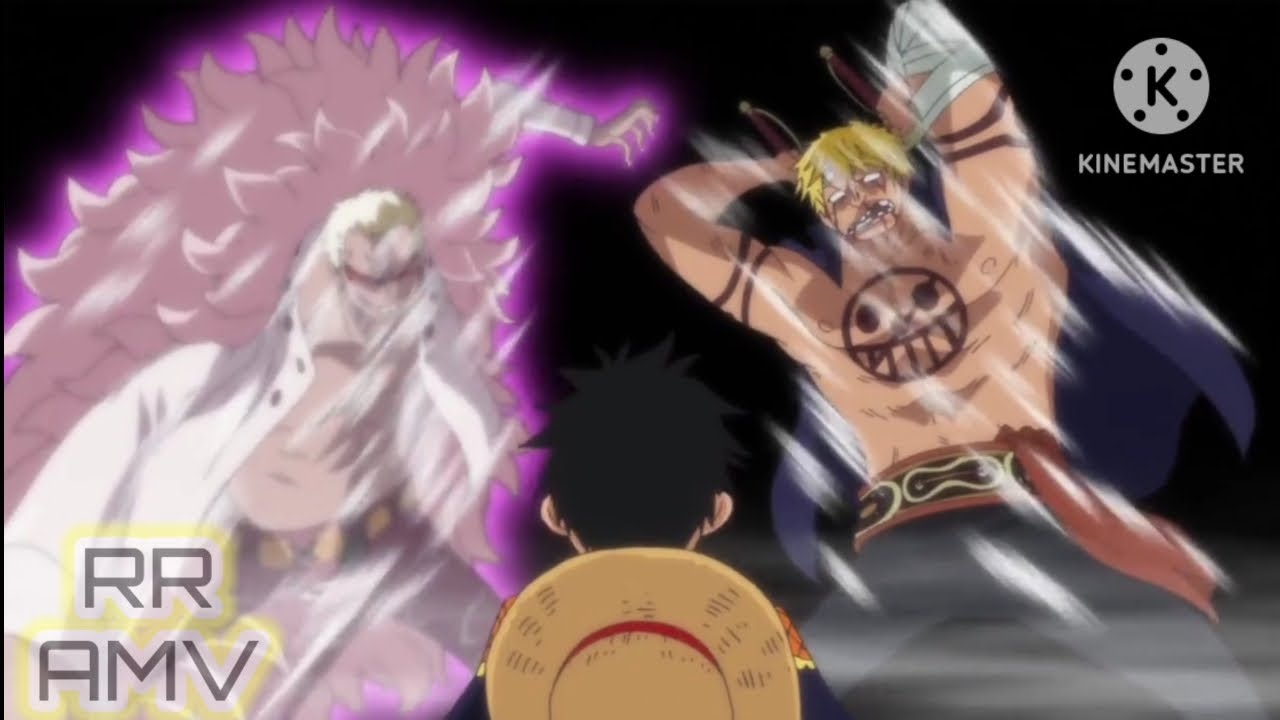 Luffy Vs Doflamingo & Bellamy AMV