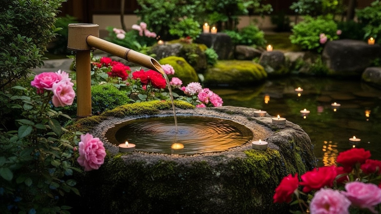 Deep Focus for Work & Study: Bamboo Water + Soft Piano (No Lyrics) • Live Soundscape