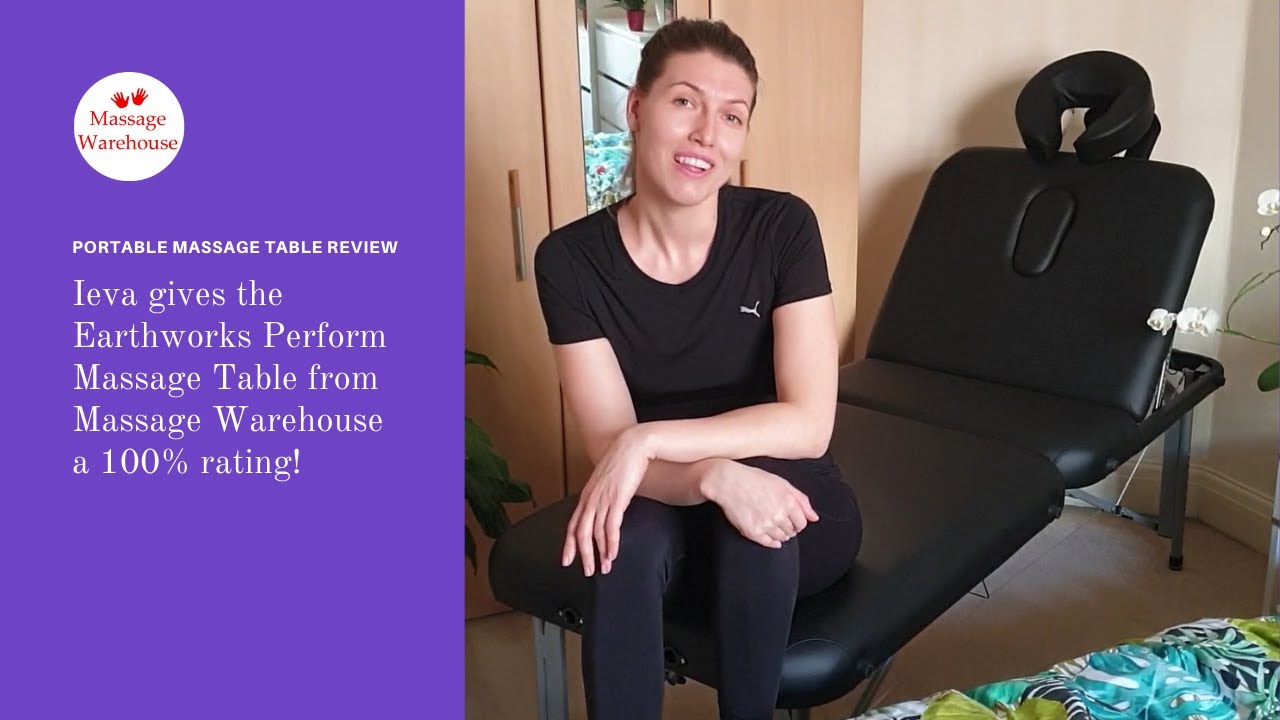 Ieva gives the Earthworks Perform Portable Massage Table from Massage Warehouse a 100% rating!
