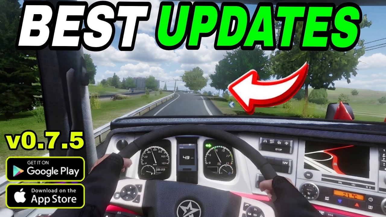 😱TRUCKERS OF EUROPE 3 New UPDATES 0.7.5 - NEW Realistic GRAPHICS + MERCEDES TRUCK Gameplay 