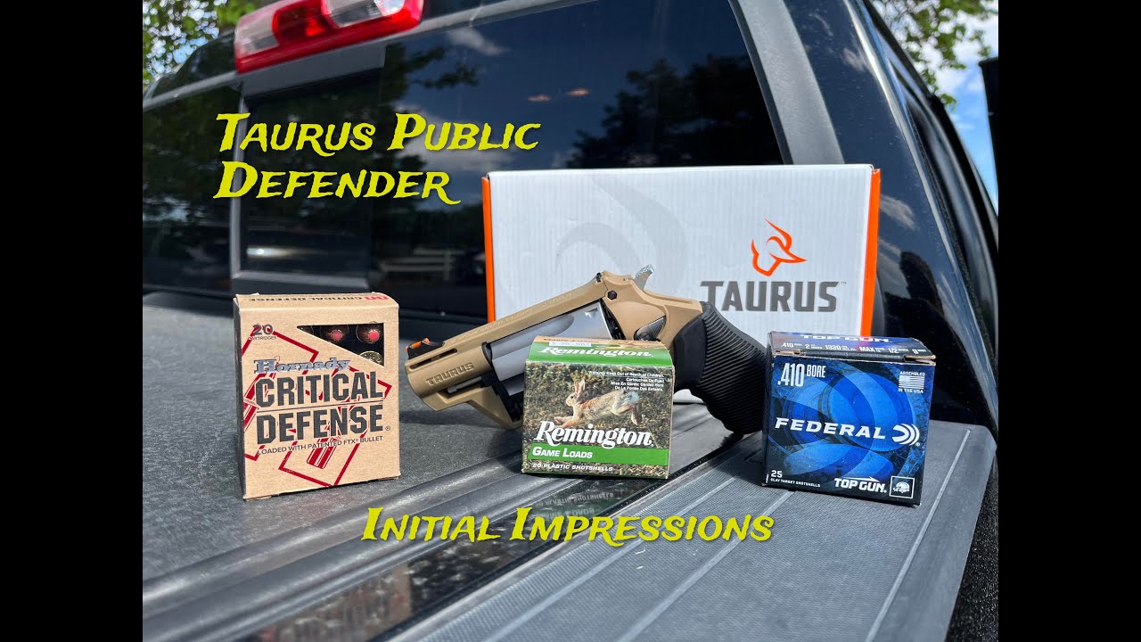Taurus Public Defender:  Initial Impressions