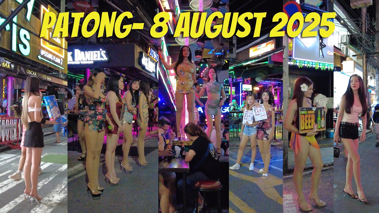 BANGLA ROAD NIGHTLIFE 4K | 8 AUGUST 2025 | PATONG BEACH – PHUKET