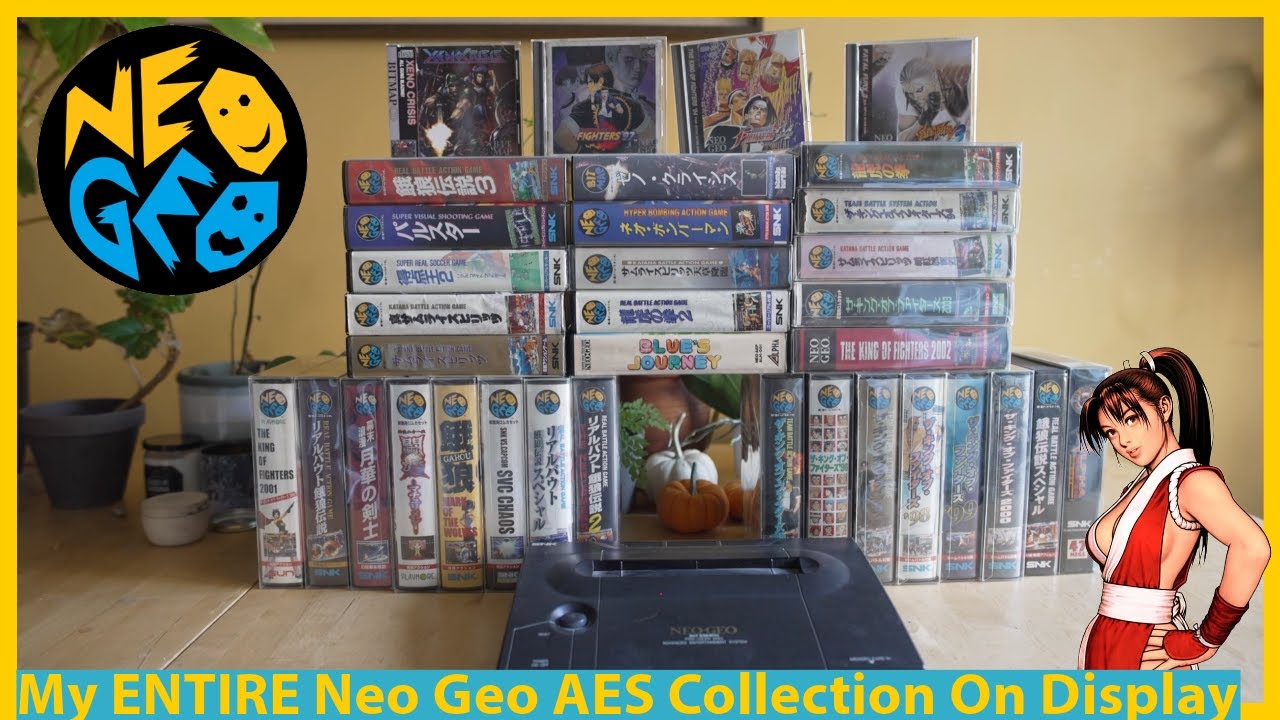 Game Room Tour of My Neo Geo AES Collection! 18 Years of SNK Arcade Retro Game Collecting!