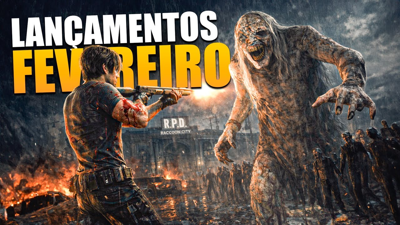 TOP 10 JOGOS QUE LANÇAM EM FEVEREIRO DE 2026! (PS5/ XBOX SERIES X/S, SWITCH E PC)
