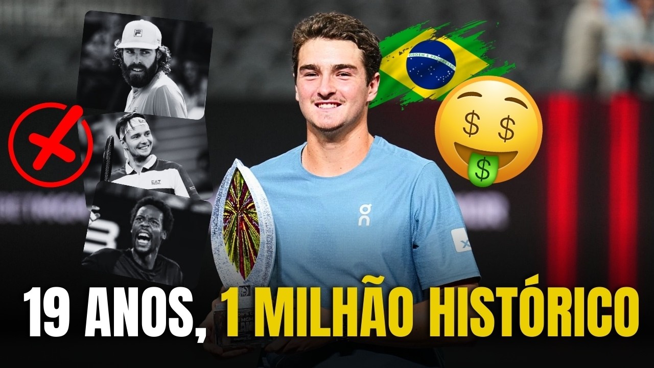 FONSECA CAMPEÃO COM 19 ANOS E 1 MILHÃO DE DÓLARES