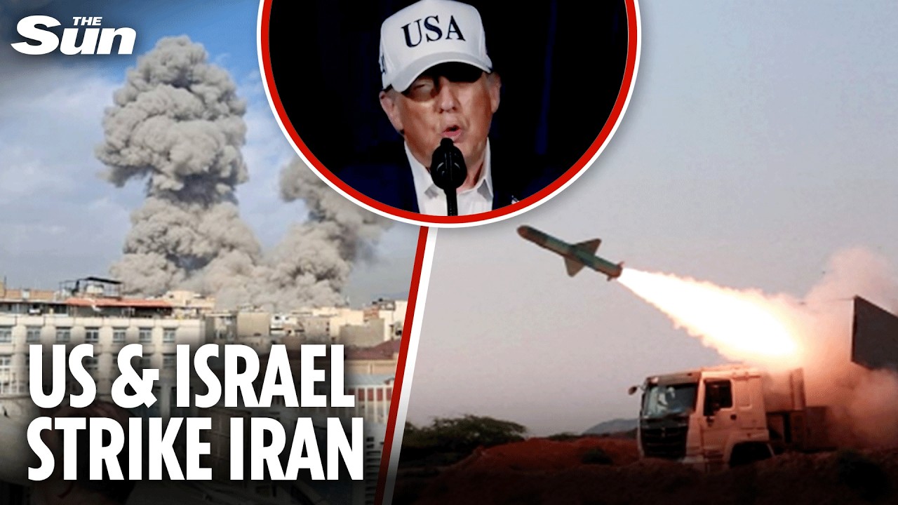 US and Israel launch MAJOR STRIKES on Iran & Trump confirms ‘combat operation’