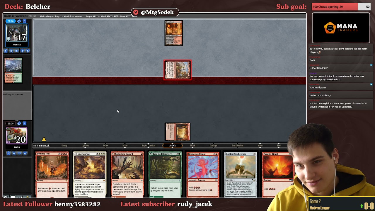 SodekMTG Stream 20.10.2021 - Belcher