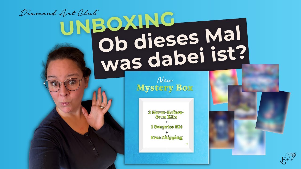 Meine 2 (🙈😍) Mystery Boxen: 6 Bilder + 2 Unboxings 💎 Diamond Art Club