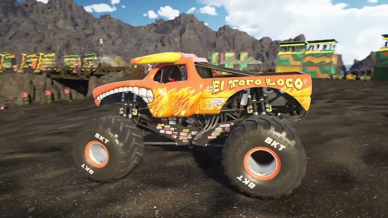 Monster jam show down, no commentary 