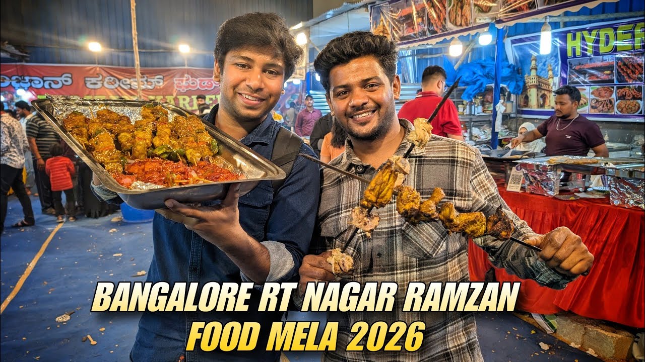 Bangalore RT Nagar Ramzan food mela 2026 full detail video ❤️
