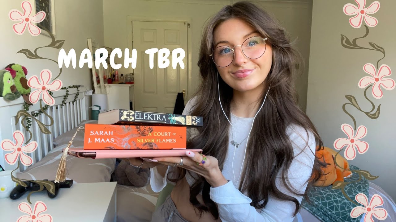 ASMR 5 books on my March TBR🏹❤️‍🩹