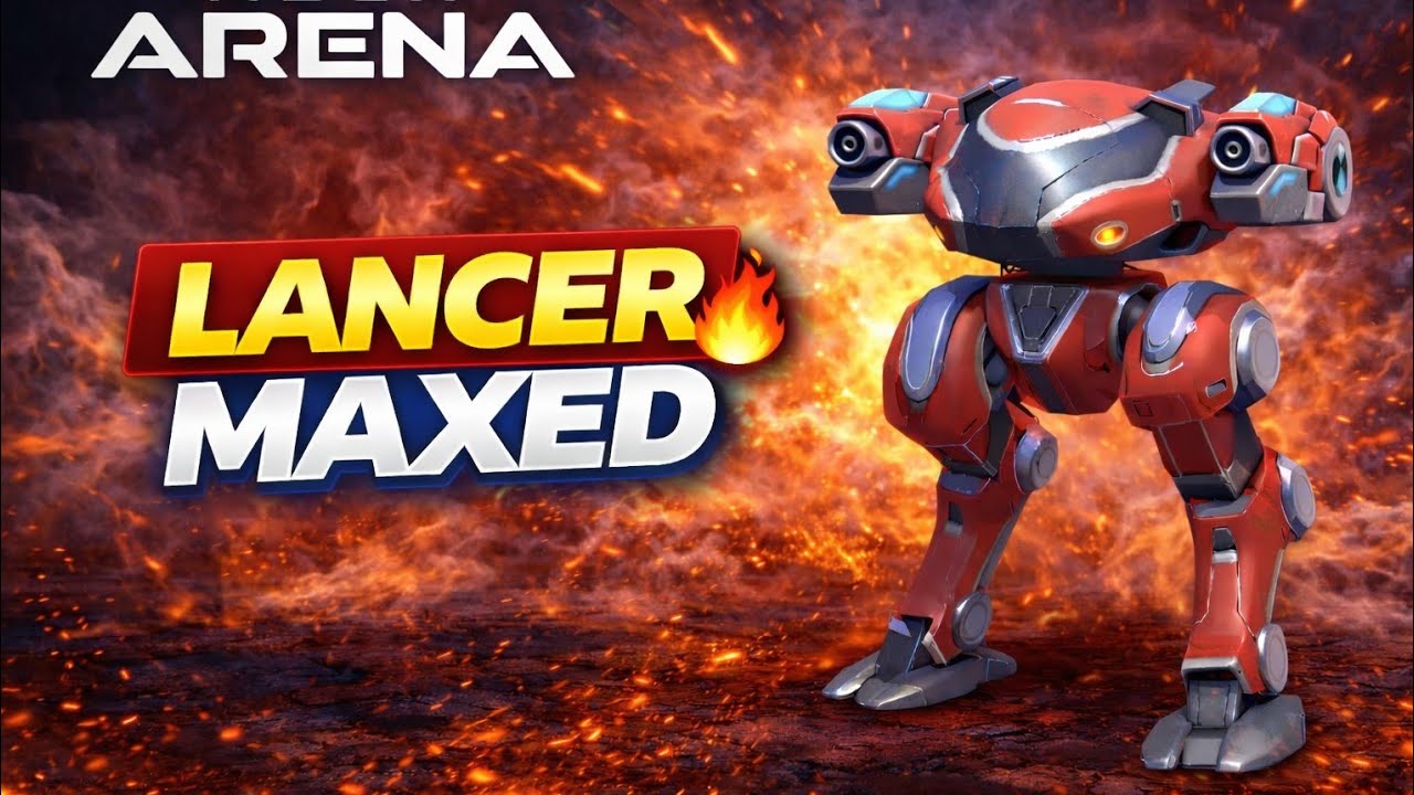 MECH ARENA | LANCER MAXED 🔥 TOTAL A-COINS, CREDITS & BLUEPRINTS