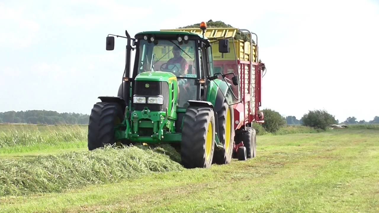 Sianokiszonka w pryzmę 2014☆ 5x John Deere 8220,6930P,6630,6620,6430☆3x Pottinger