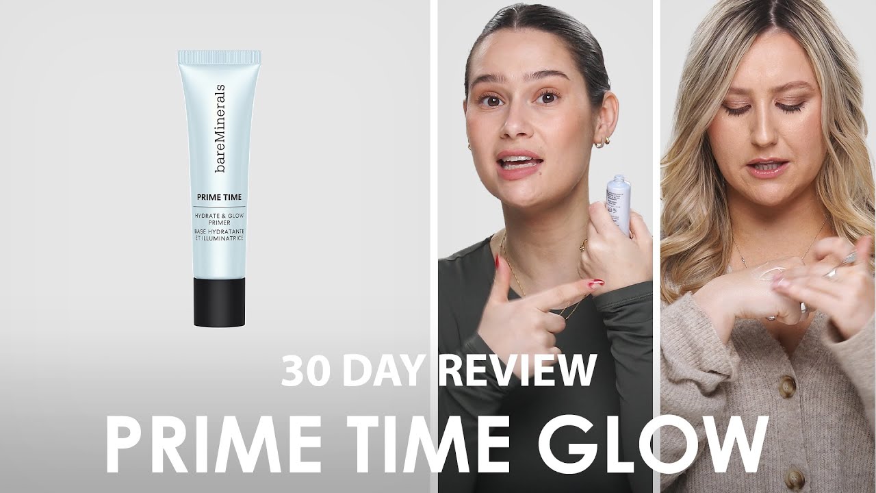 30 Day Team Review bareMinerals Prime Time Hydrate & Glow Primer