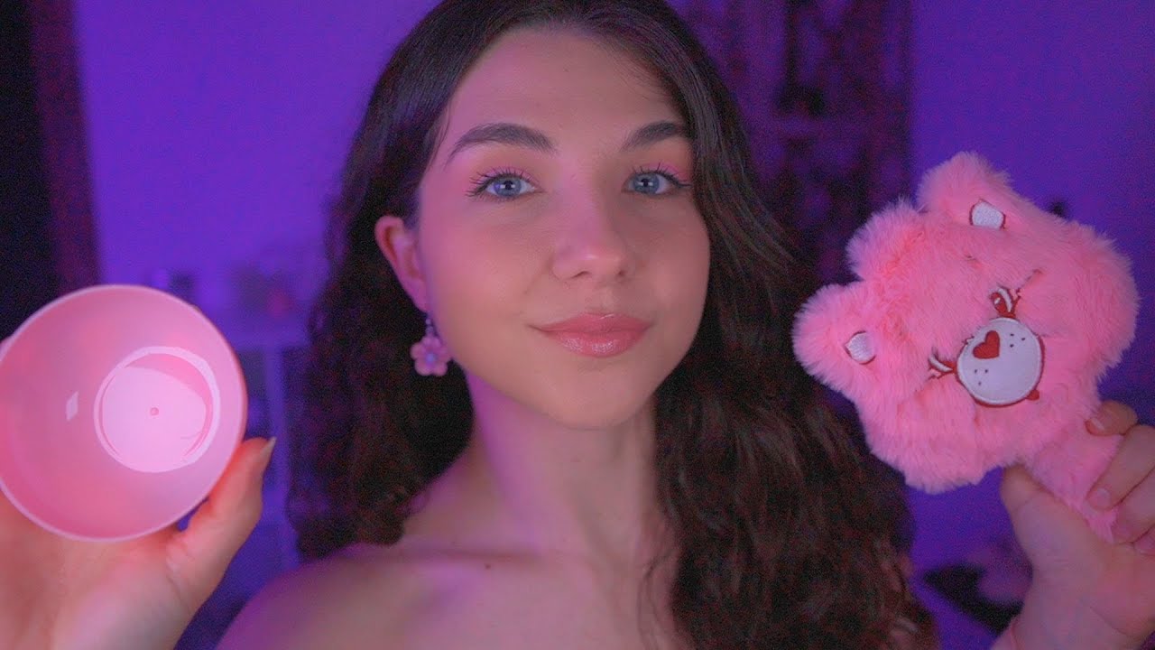 ASMR te AYUDO a DORMIR pero TODO es ROSA 🌷🎀🧁 | Lonixy ASMR