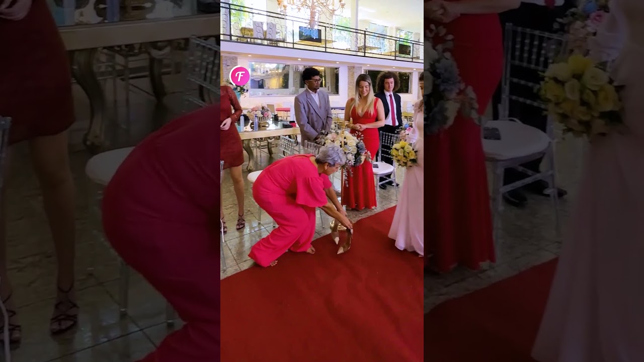 Bride's Shoe Mishap Causes Wedding Day Drama #shorts