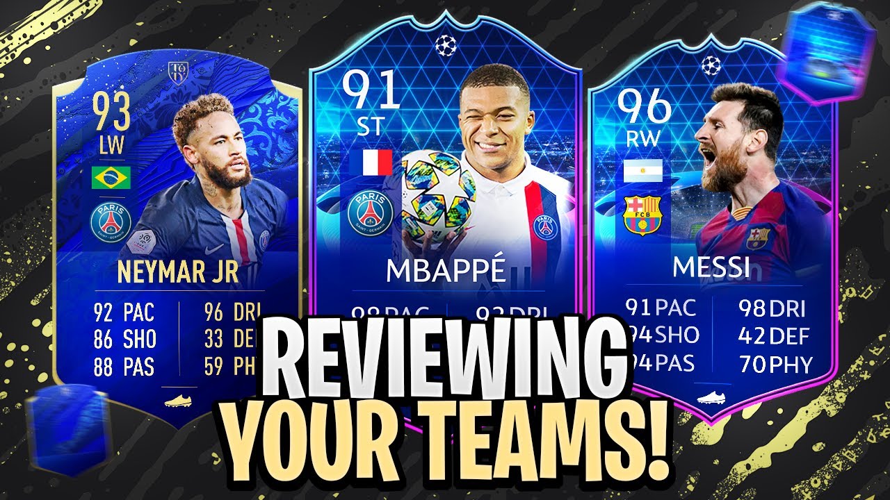 REVIEWING YOUR TEAMS! #1 INSANE SPECIAL TEAM! FIFA 20 ULTIMATE TEAM