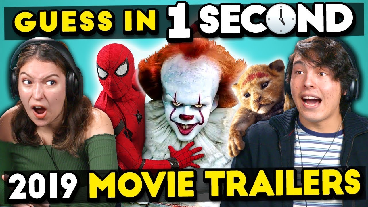 GUESS THAT 2019 MOVIE TRAILER IN 1 SECOND CHALLENGE