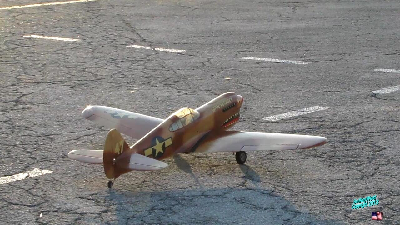 RC P-40 Warhawk - Last Great Flight and Landing