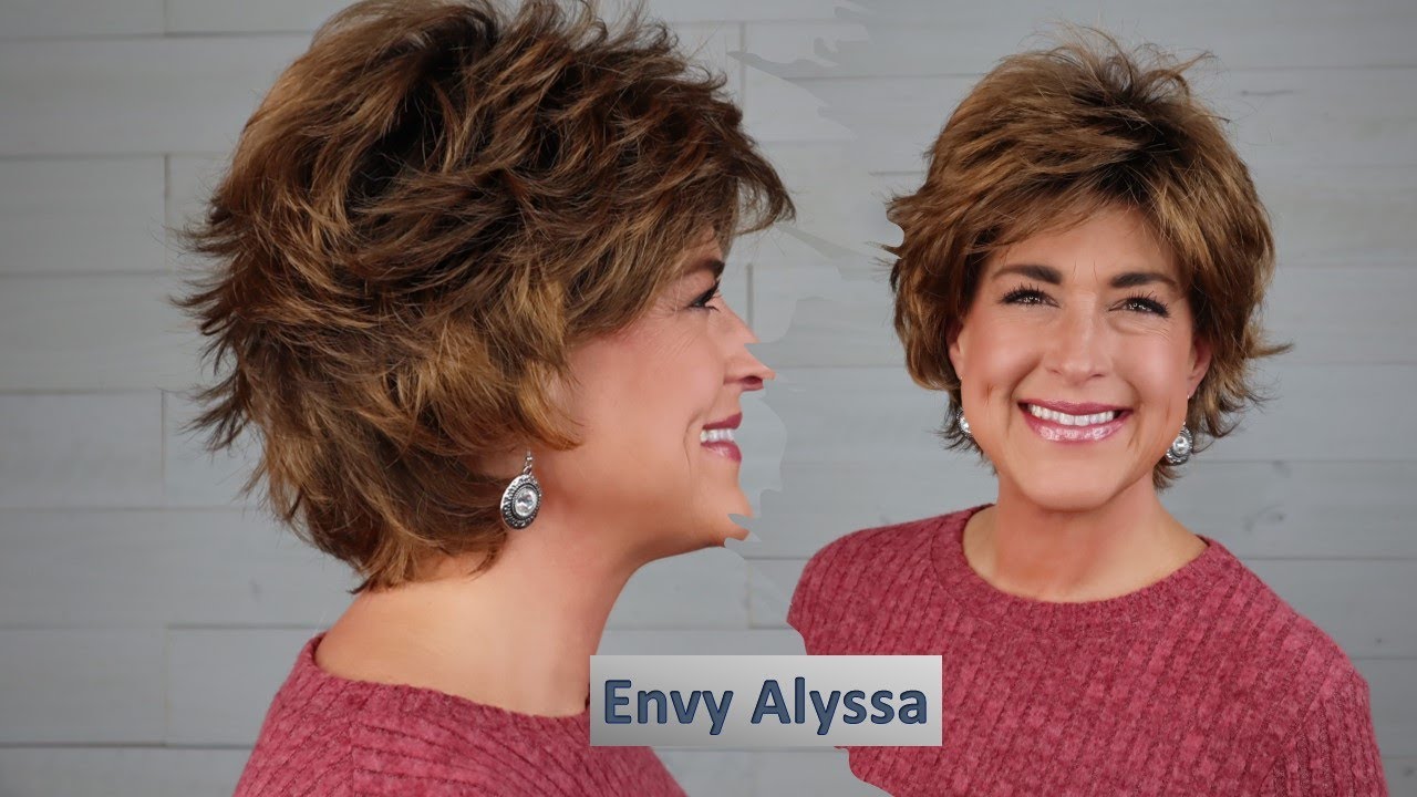 Under $100 - Envy Alyssa in Saffron Spice | A SASSY short AFFORDABLE synthetic wig review!