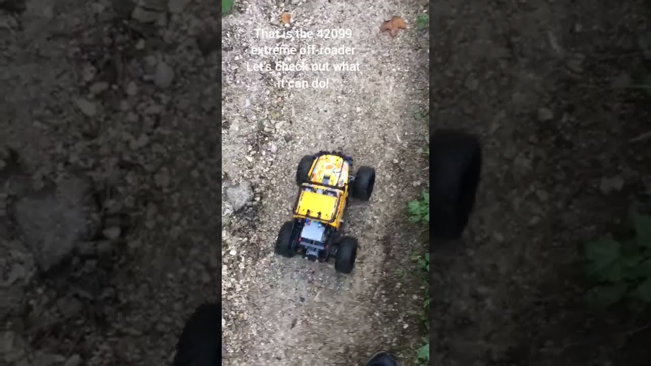 Lego technic X-treme off-roader vs. steep hill !!! Can it climb the hill?