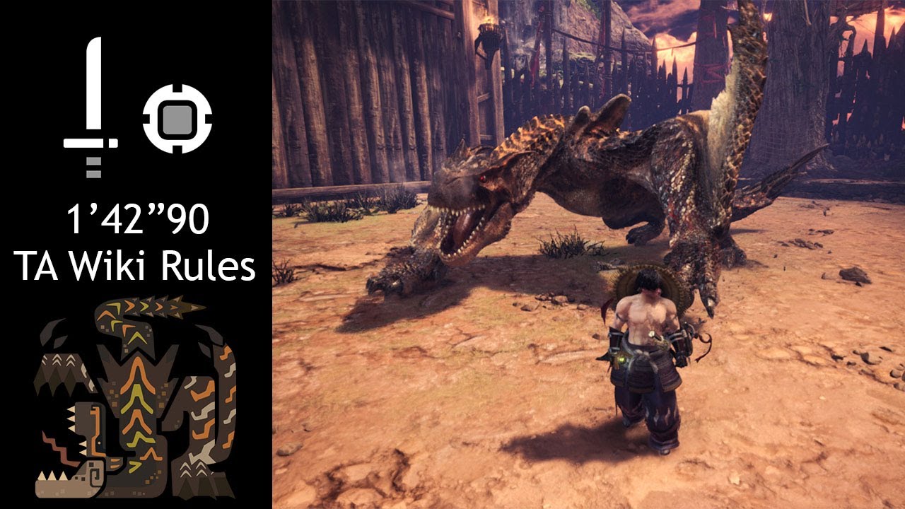 MHW Iceborne | Brute Tigrex TA Wiki Rules 1'42