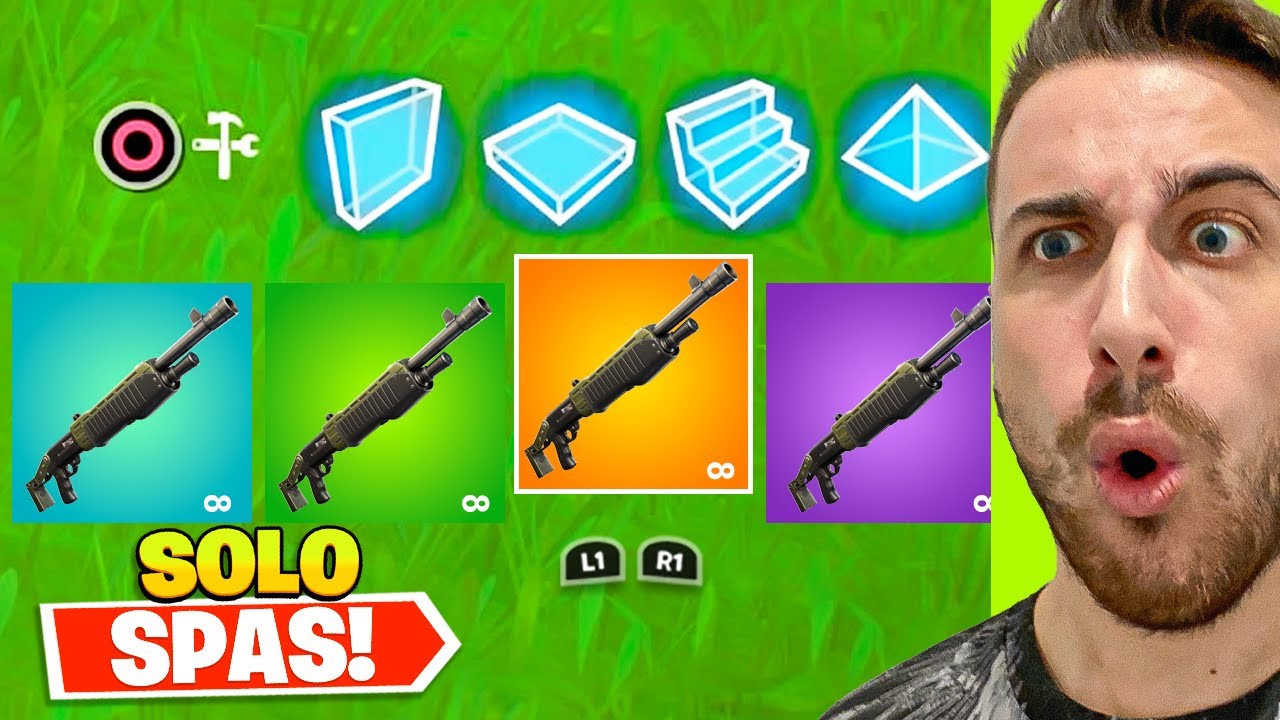 Gioco con SOLO lo SPAS e VINCO la Partita! Stagione 3 Capitolo 4 Fortnite ITA!