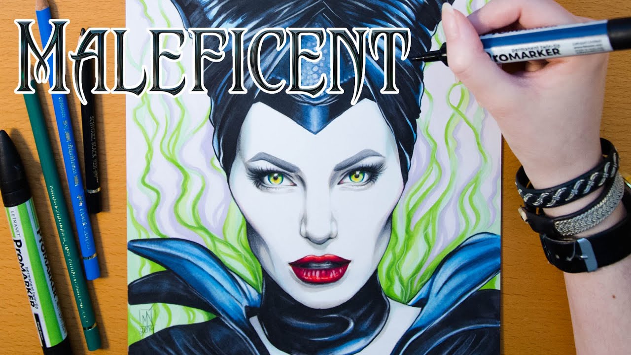 Speed Drawing Disney's MALEFICENT