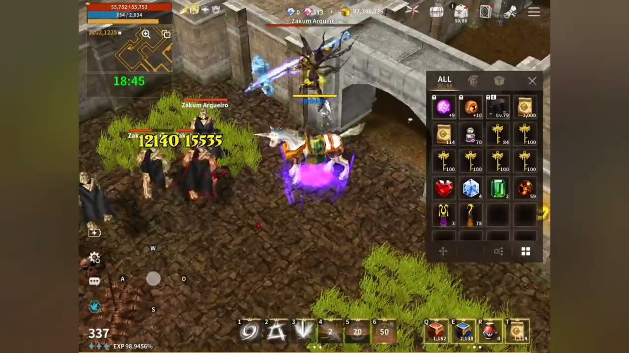 WYD-M Mobile Brinkks Drop #Parte 1 Castelo Gêmeo Muitas Poeira Ori 