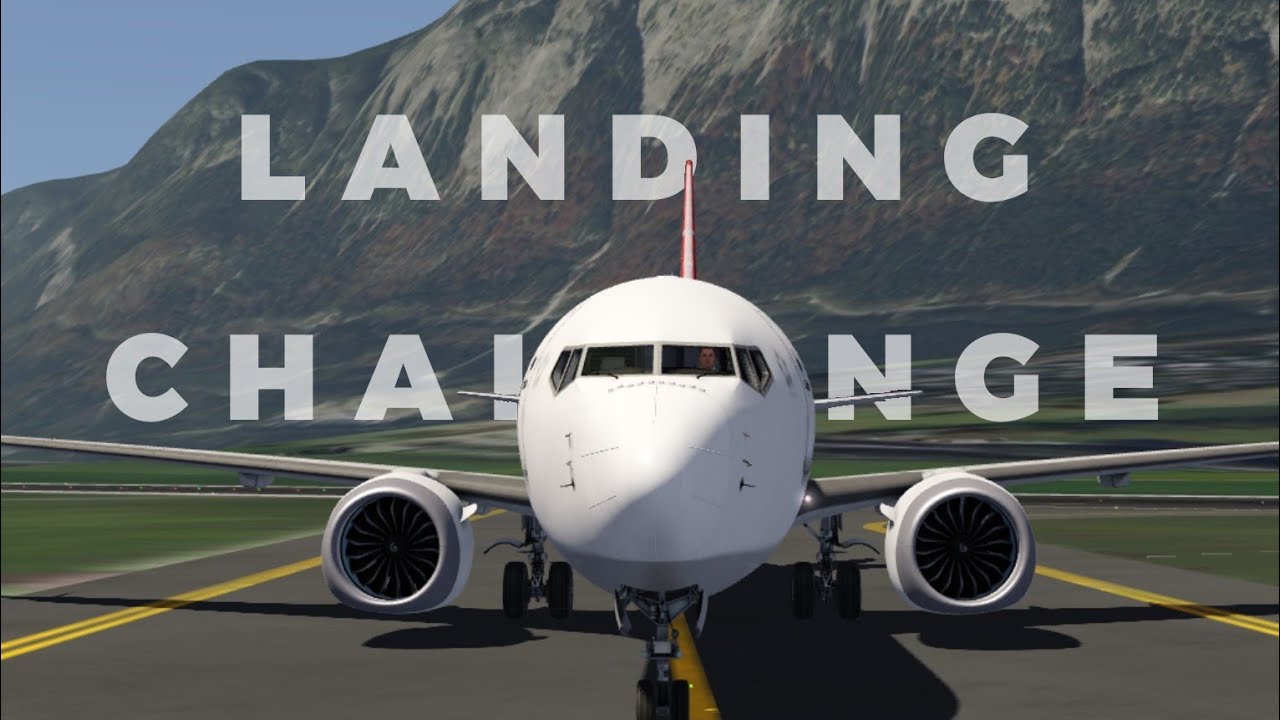 [LANDING CHALLENGE] Innsbruck landing with crosswind - AFS