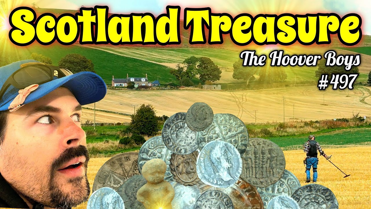 ANCIENT TREASURE COINS FOUND Metal Detecting in Scotland UK