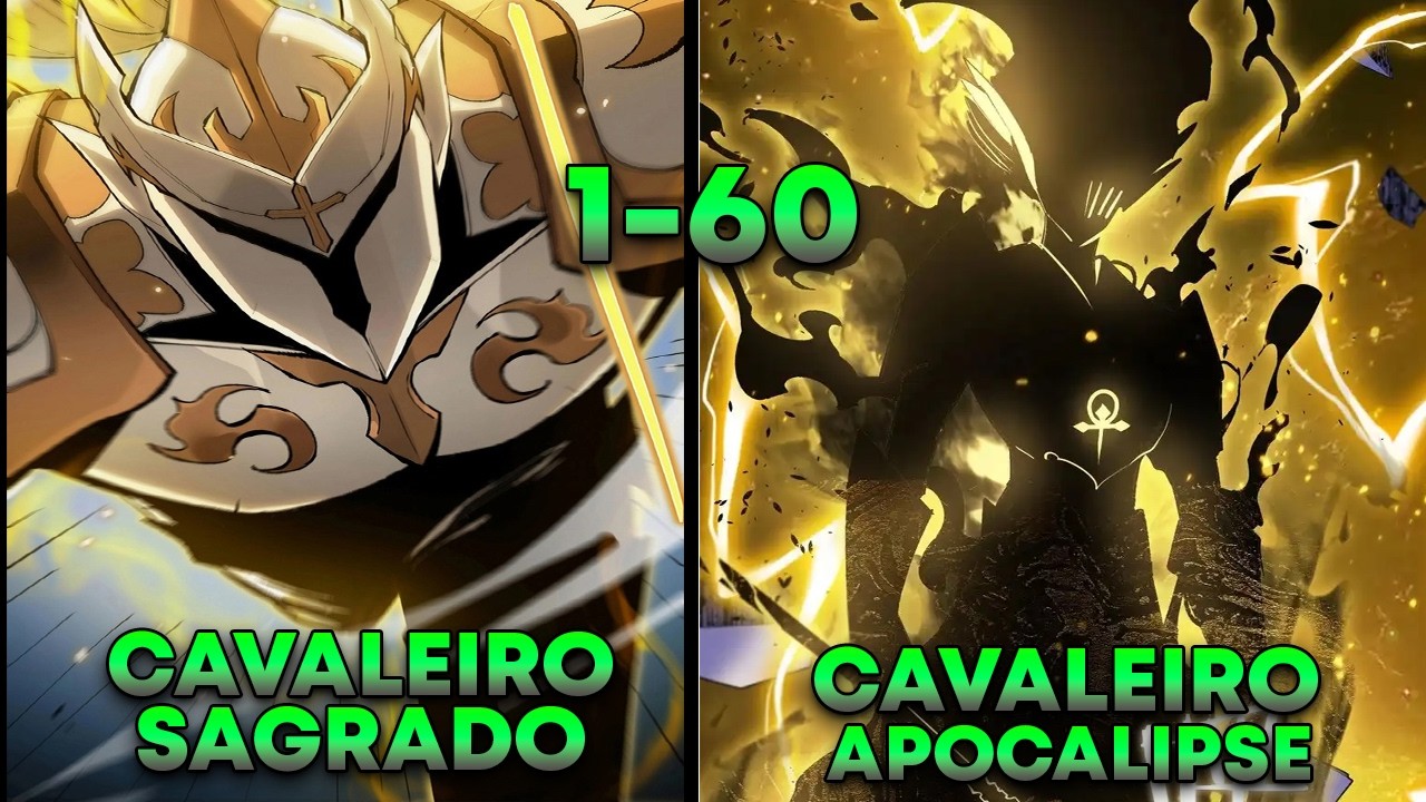 ELE RECEBEU UM COLAR COM O SISTEMA DOS ANJOS, TORNANDO-SE UM PALADINO RANK S (1-60) #resumomanhwa